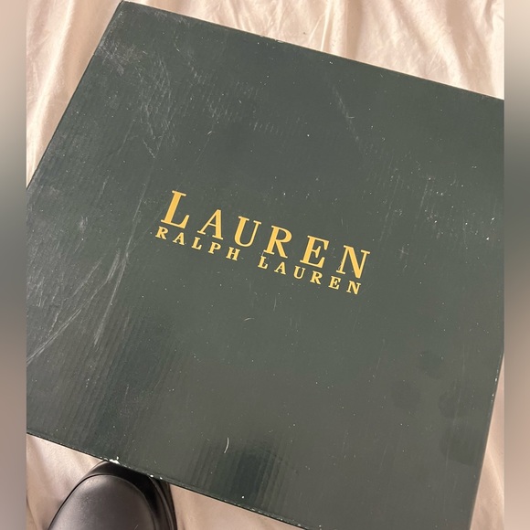 Polo Ralph Lauren Mora ll Rain Boots Womens Size 9 Black Great Shape! - Picture 10 of 11